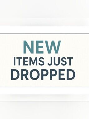 ✨ NEW ITEMS HAVE BEEN LISTED ✨